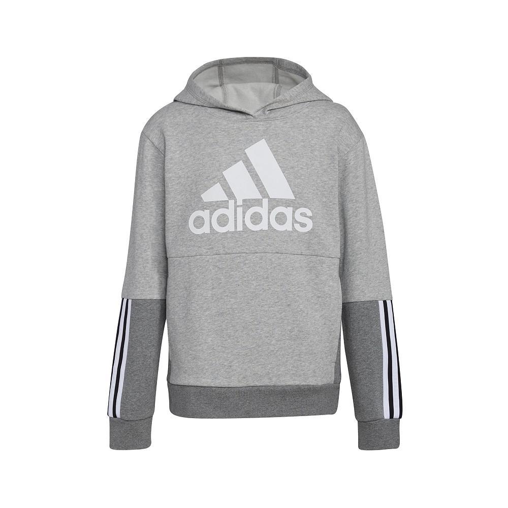商品Adidas|Little Boys Long Sleeve Color Block Hooded Pullover,价格¥222,第1张图片