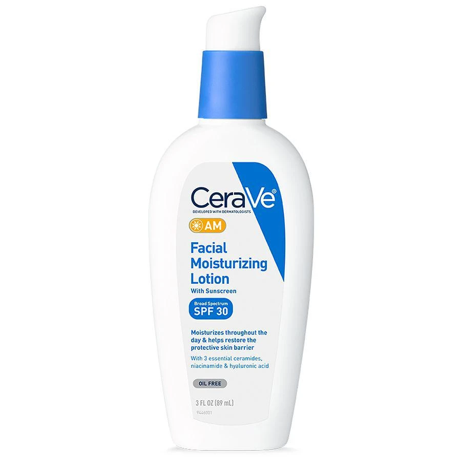 商品CeraVe|AM Face Moisturizer SPF 30, Oil-Free with Sunscreen,价格¥151,第1张图片