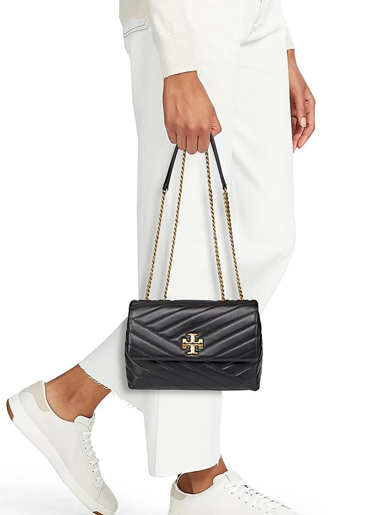 商品Tory Burch|Small Kira Chevron Leather Shoulder Bag,价格¥4271,第3张图片详细描述