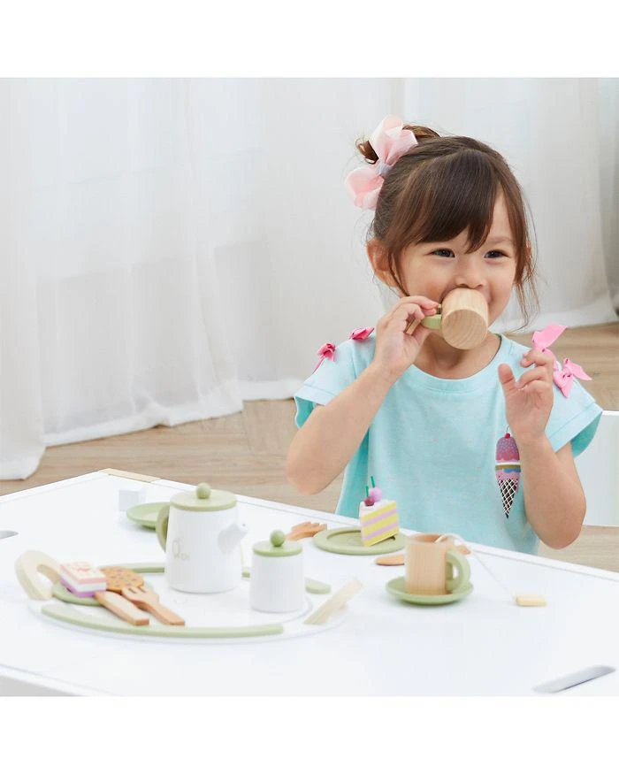 商品Teamson|Kids Little Chef Frankfurt 20 Piece Wooden Play Kitchen Tea Party Set - Ages 3+,价格¥262,第4张图片详细描述