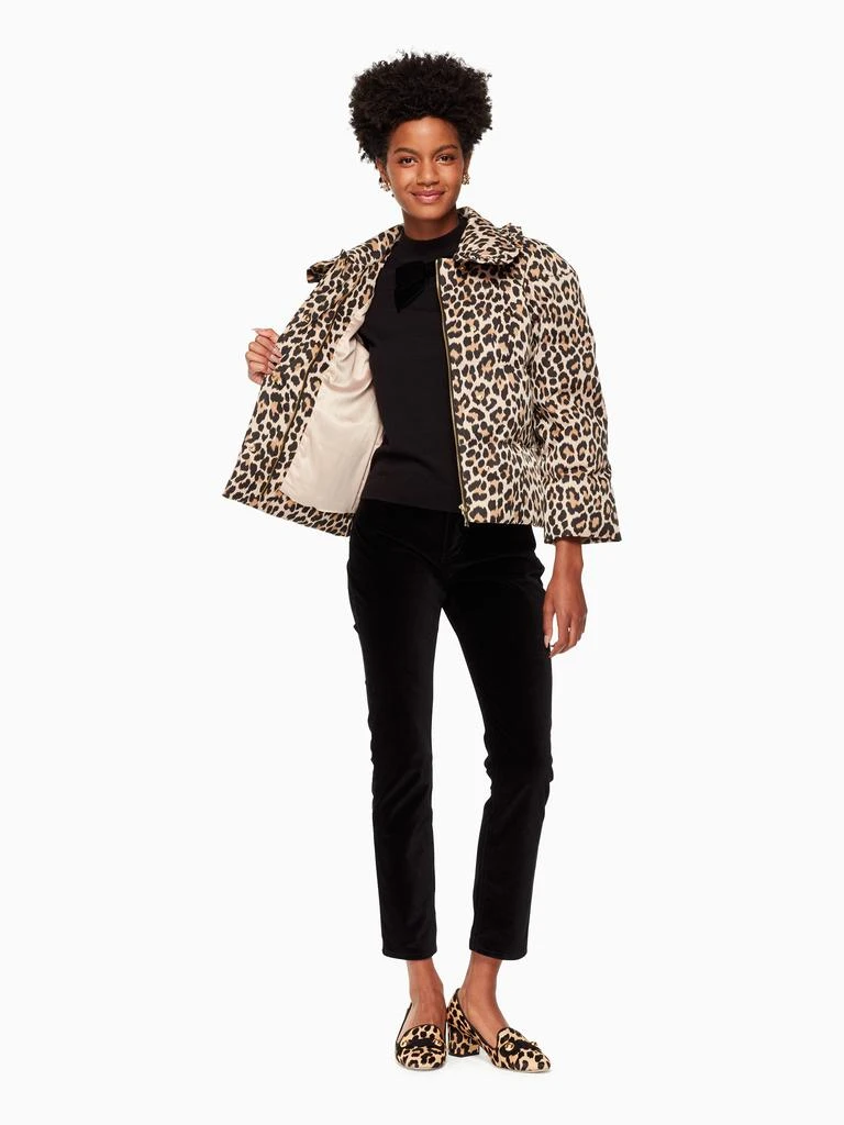 商品Kate Spade|leopard-print puffer jacket,价格¥2598,第3张图片详细描述