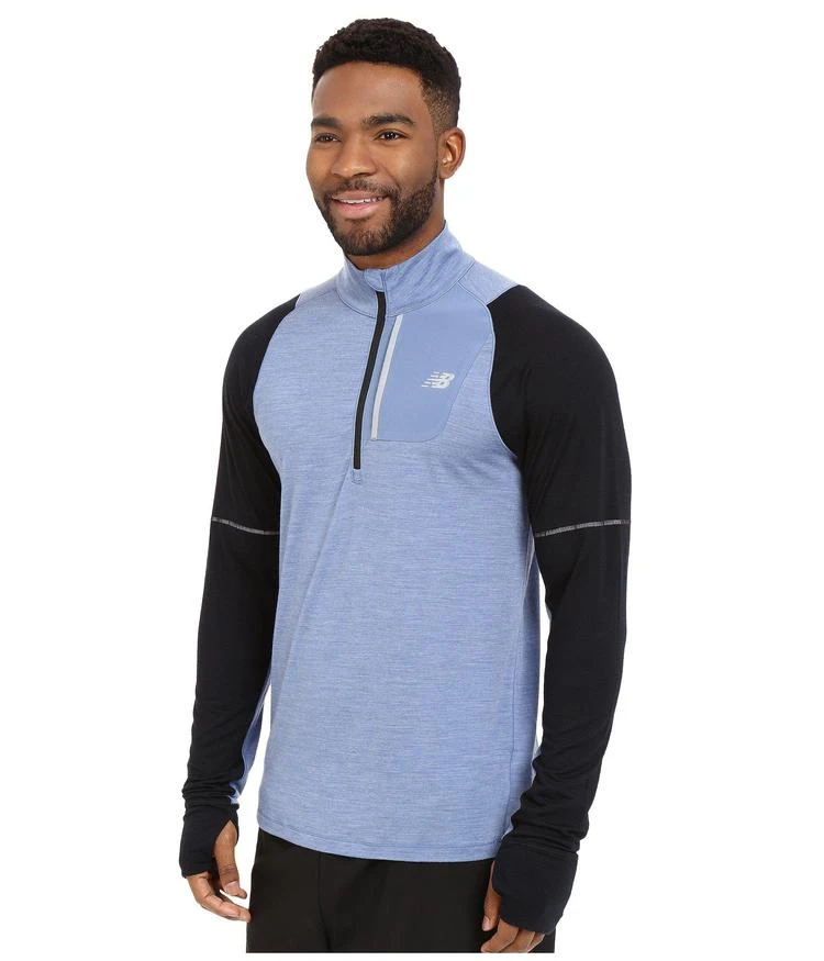 商品New Balance|New Balance Performance Merino Half Zip 长袖T恤,价格¥632,第2张图片详细描述