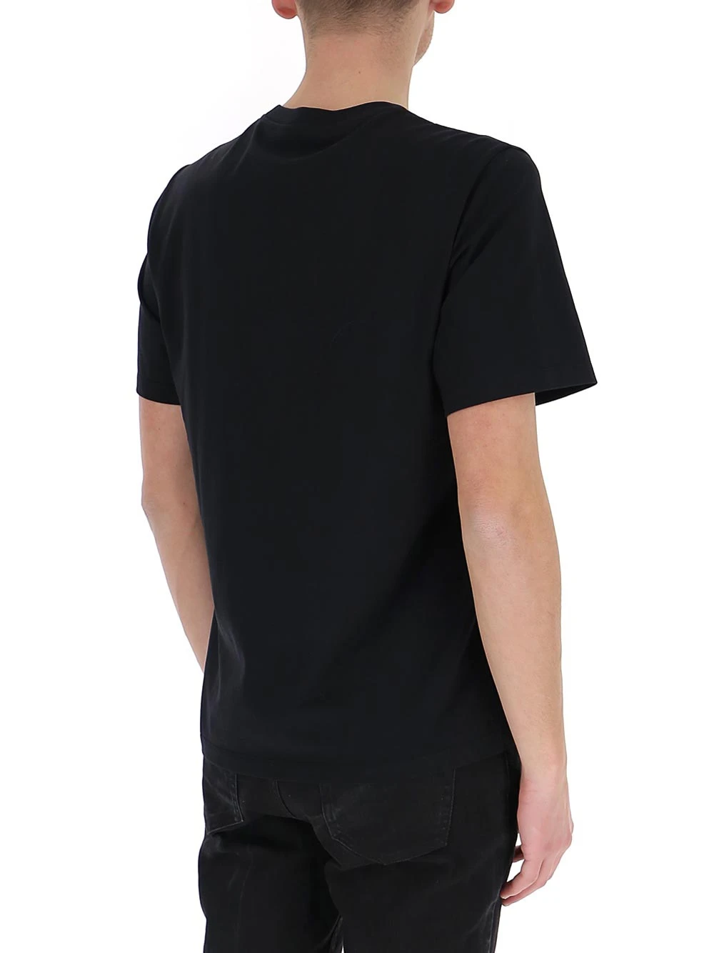  MCM 纯色图案棉质圆领短袖T恤 男款 黑色 MHTBSMM06BK-BLACK 商品