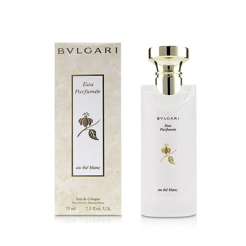 商品BVLGARI|香港直邮BVLGARI宝格丽白茶古龙水75ml木质花香调清新柔软,价格¥907,第2张图片详细描述