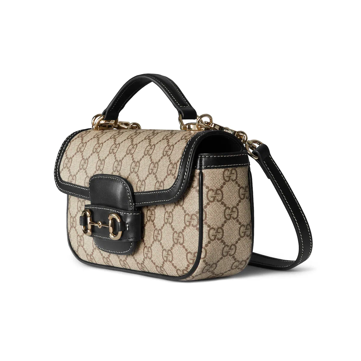 【预售】 古驰 25秋冬 女士 手提包 Gucci Horsebit 1955系列柔软小号手提包 815206 FAD6L 9741  商品
