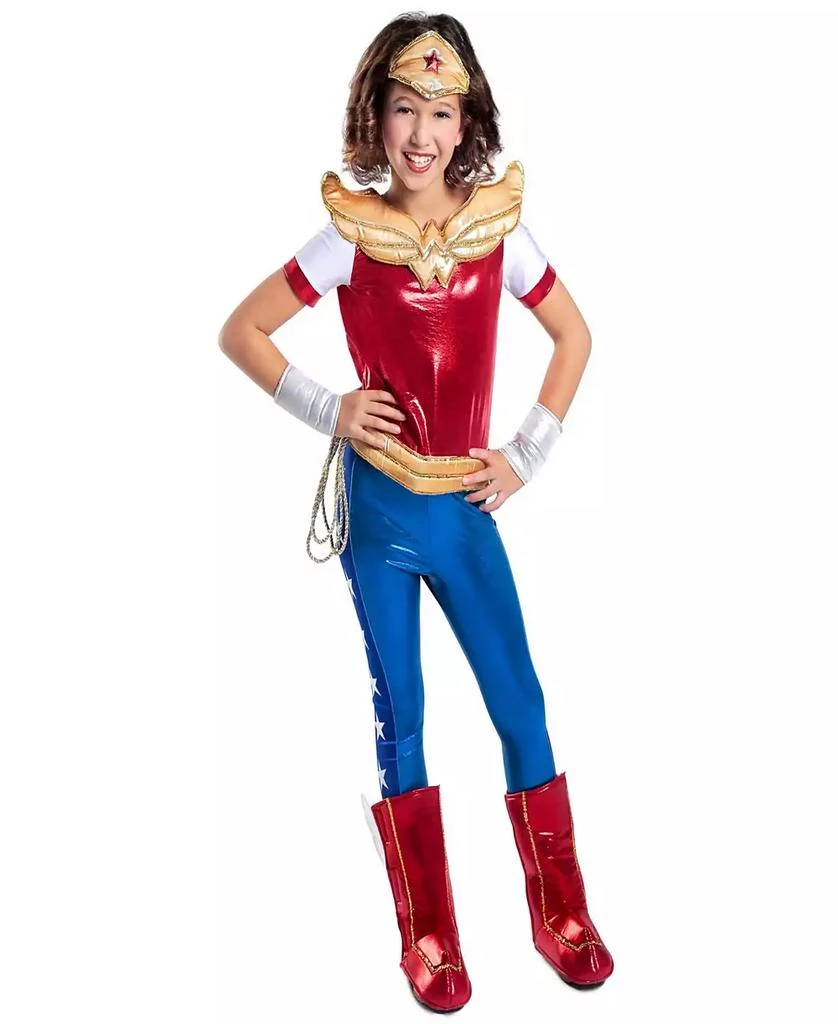 商品BuySeasons|DC Superhero Wonder Woman Deluxe Little and Big Girls Costume,价格¥811,第1张图片