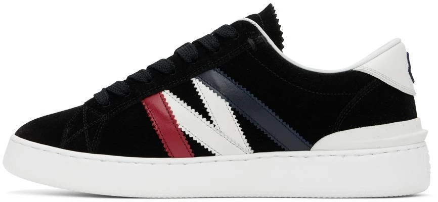 商品Moncler|Black Monaco M Low Top Sneakers,价格¥4605,第3张图片详细描述