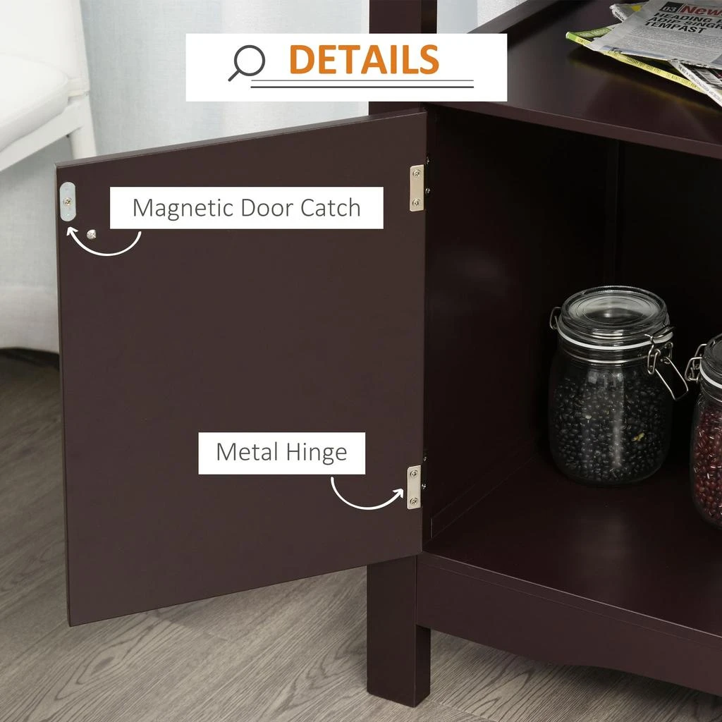 Simplie Fun Modern Coffee and Wine Bar Cabinet 商品