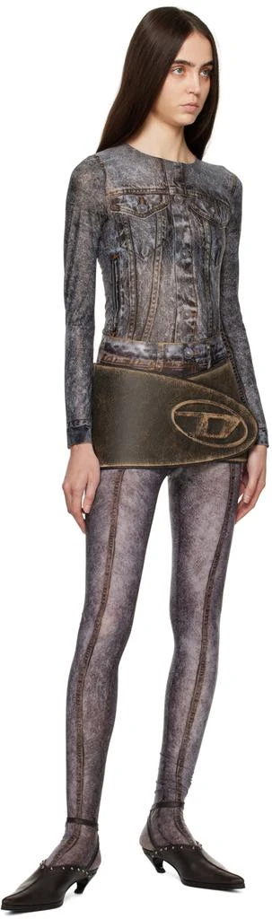 商品Diesel|Brown B-Berny Belt Miniskirt,价格¥5946,第4张图片详细描述