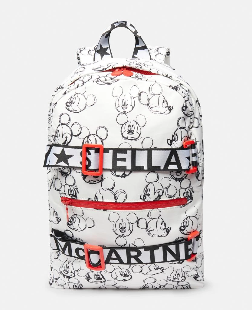 商品Stella McCartney|Stella McCartney - Fantasia Mickey Print Backpack, Woman, White,价格¥918,第1张图片