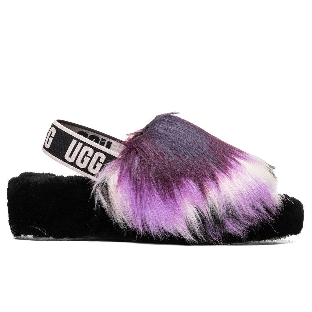 商品UGG|Women's Fluff Yeah Slide - Tie Dye Magnolia,价格¥585,第1张图片