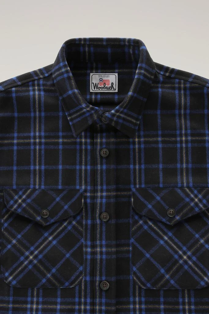 商品Woolrich|Wool Blend Oxbow Flannel Overshirt - Made in USA - Men - Brown,价格¥1557,第2张图片详细描述