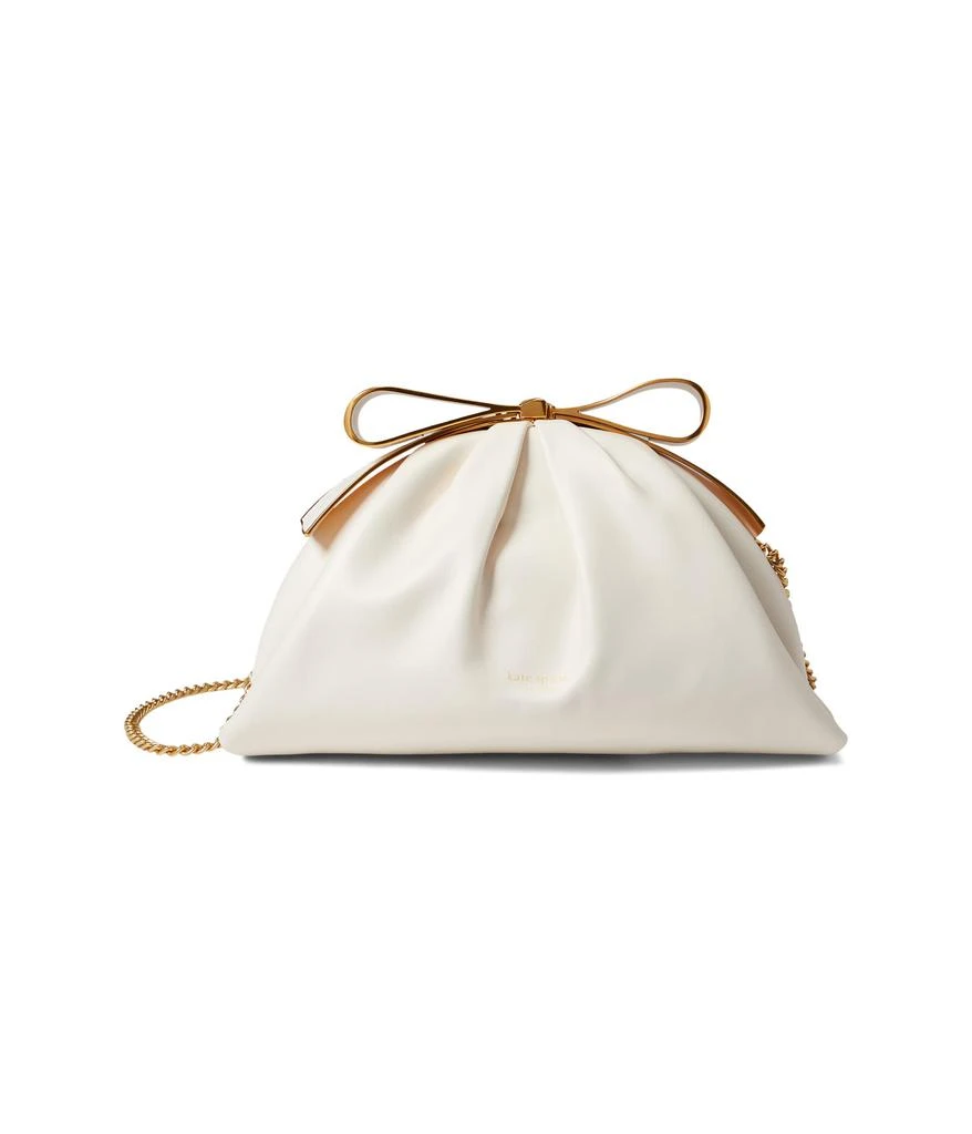 商品Kate Spade|Bridal Pearlized Smooth Leather Bow Frame Clutch,价格¥2923,第1张图片