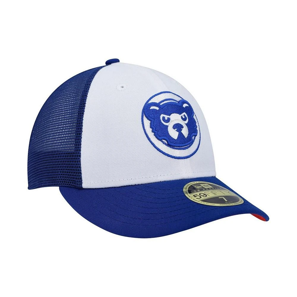 商品New Era|Men's White, Royal Chicago Cubs 2023 On-Field Batting Practice Low Profile 59FIFTY Fitted Hat,价格¥327,第2张图片详细描述