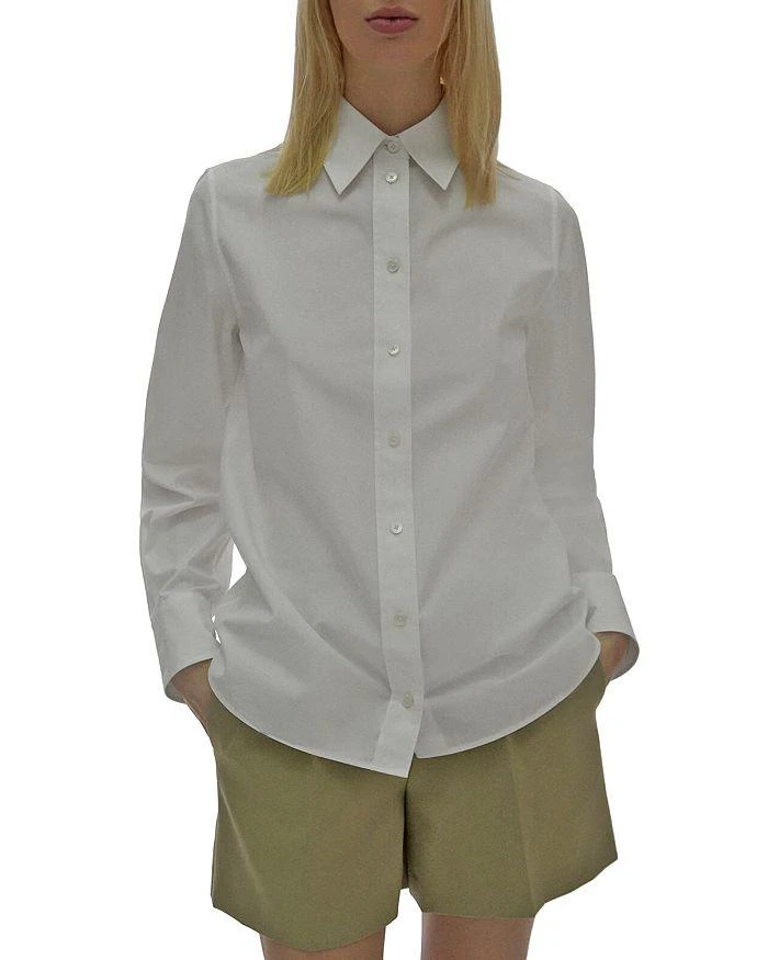 商品Helmut Lang|Slit Collar Button Front Shirt ,价格¥1086,第1张图片