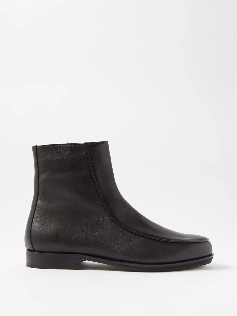 商品Jacques Solovière Paris|Pierrot leather boots,价格¥3032,第1张图片