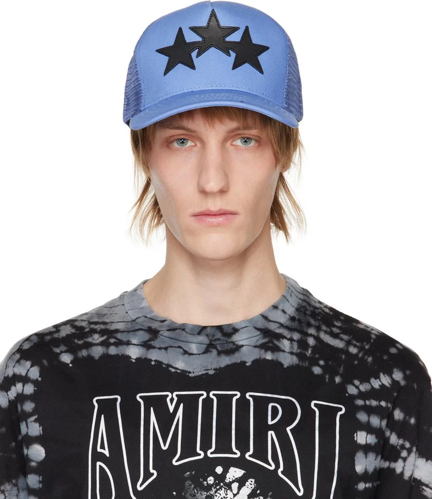 商品AMIRI|Blue Embroidered Cap,价格¥1711,第1张图片