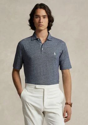 商品Ralph Lauren|Ralph Lauren Classic Fit Cotton Linen Polo Shirt,价格¥382,第1张图片