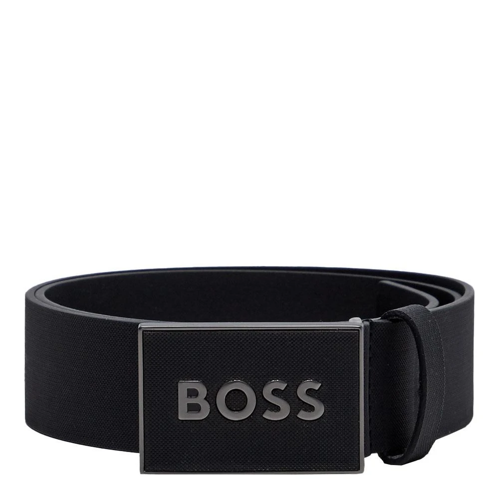 商品Hugo Boss|BOSS Icon Belt - Black,价格¥808,第1张图片