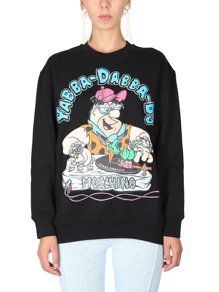 商品Moschino|Flinstones Print Sweatshirt,价格¥2881,第1张图片