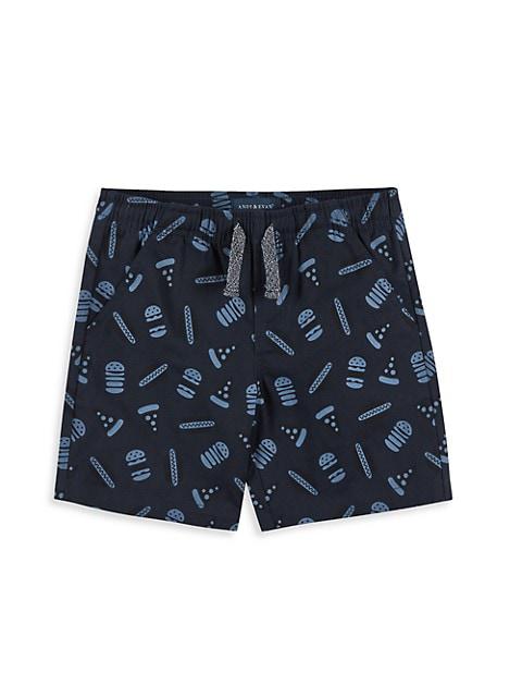 Little Boy's 2-Piece Shark Polo & Shorts Set商品第4张图片规格展示