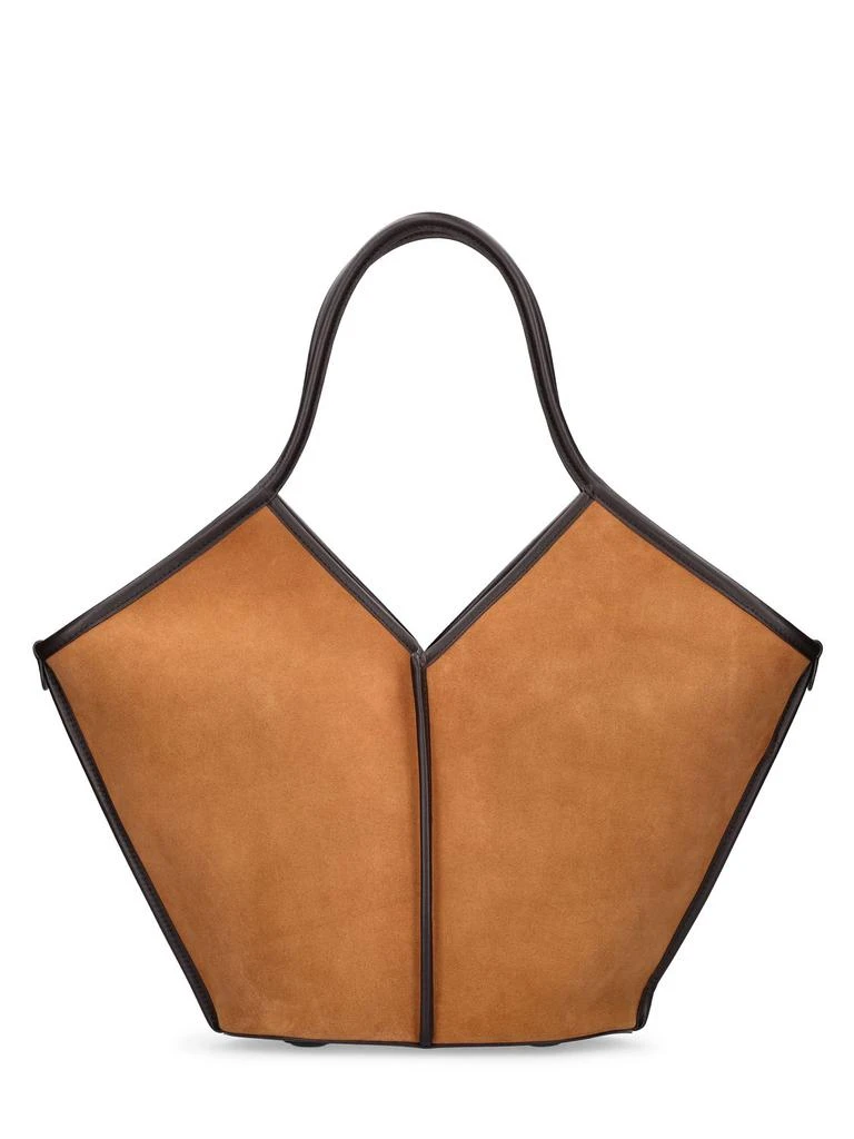 商品Hereu|Calella Suede Leather Shoulder Bag,价格¥2521,第1张图片