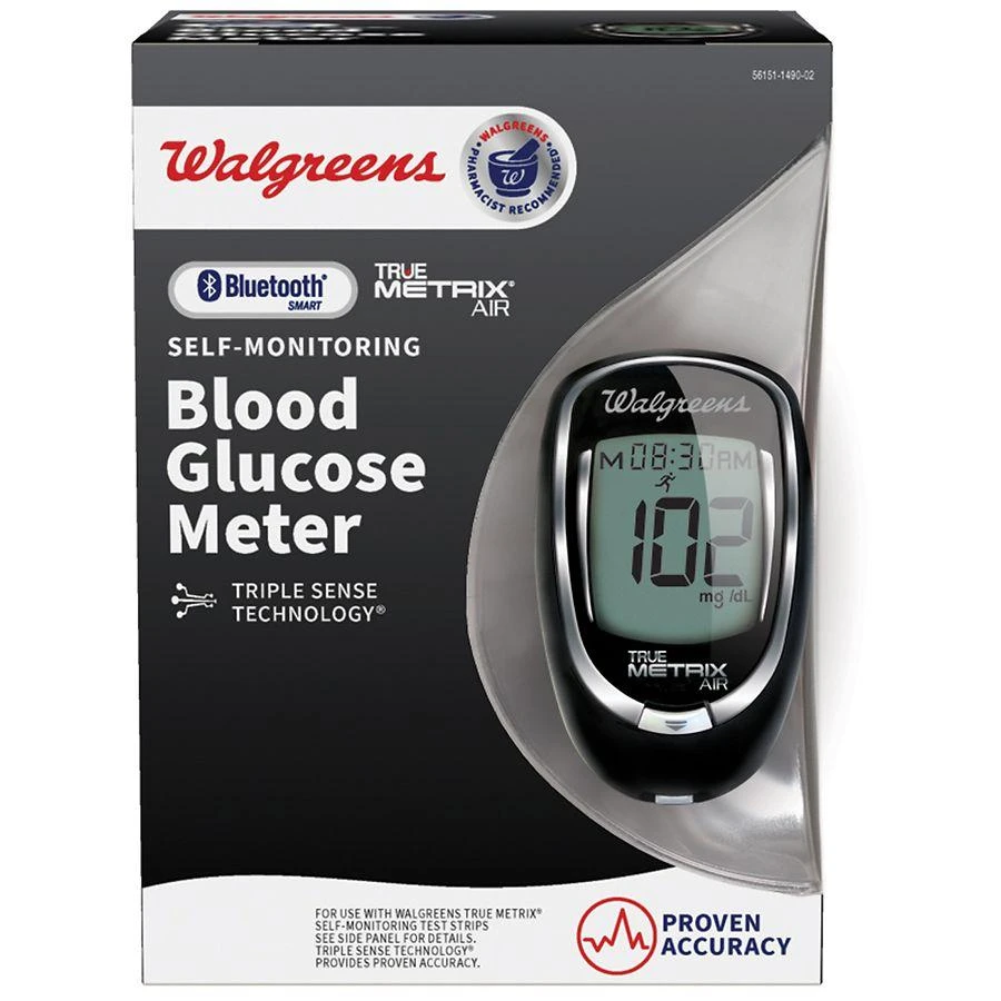 商品Walgreens|True Metrix Air Self-Monitoring Blood Glucose Meter,价格¥183,第1张图片