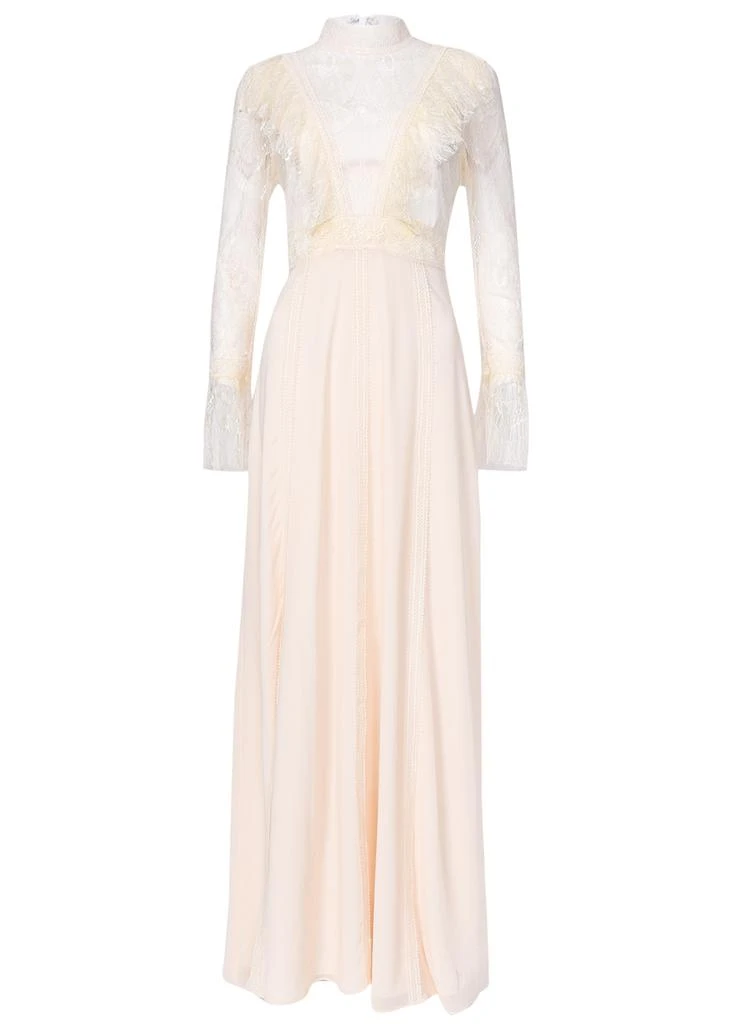 商品True Decadence|True decadence cream lace long sleeve maxi dress,价格¥879,第1张图片