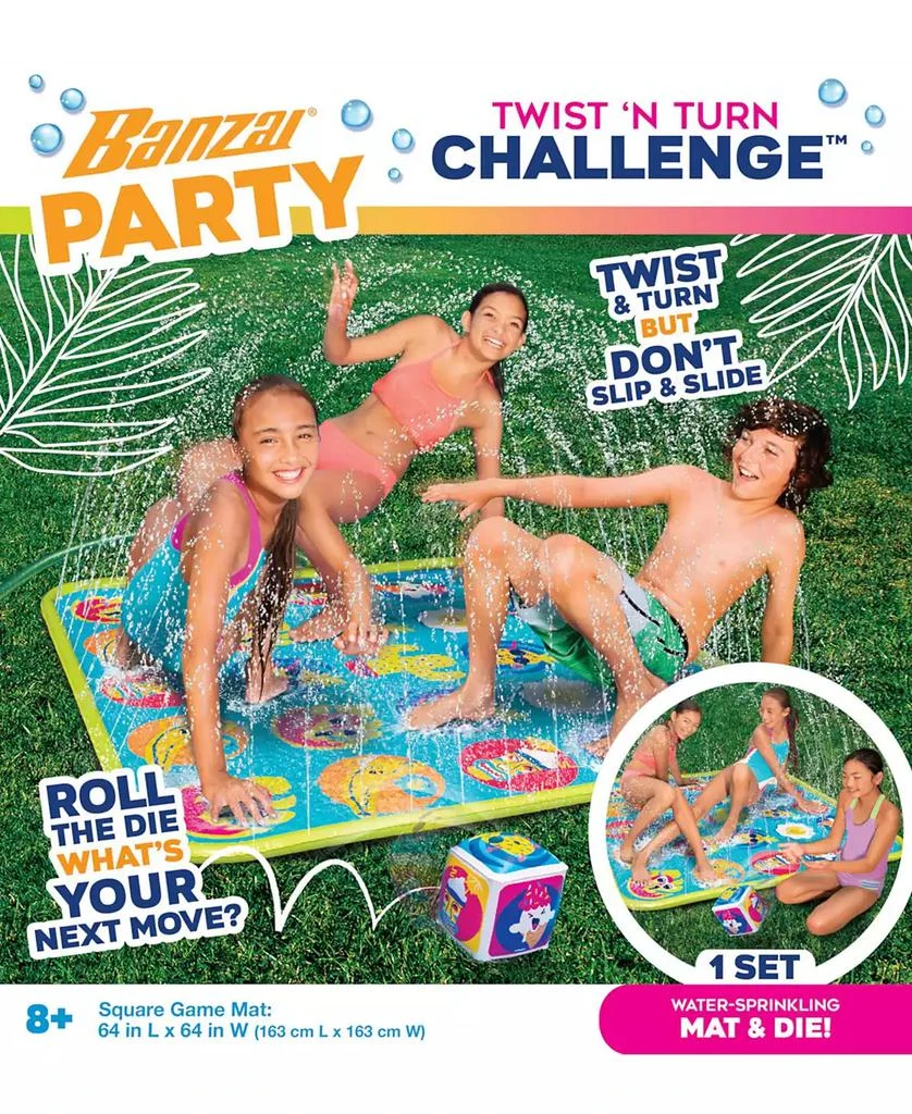 商品Banzai|Twist 'N Turn Challenge Sprinkler Game - Outdoor Toy,价格¥83,第3张图片详细描述