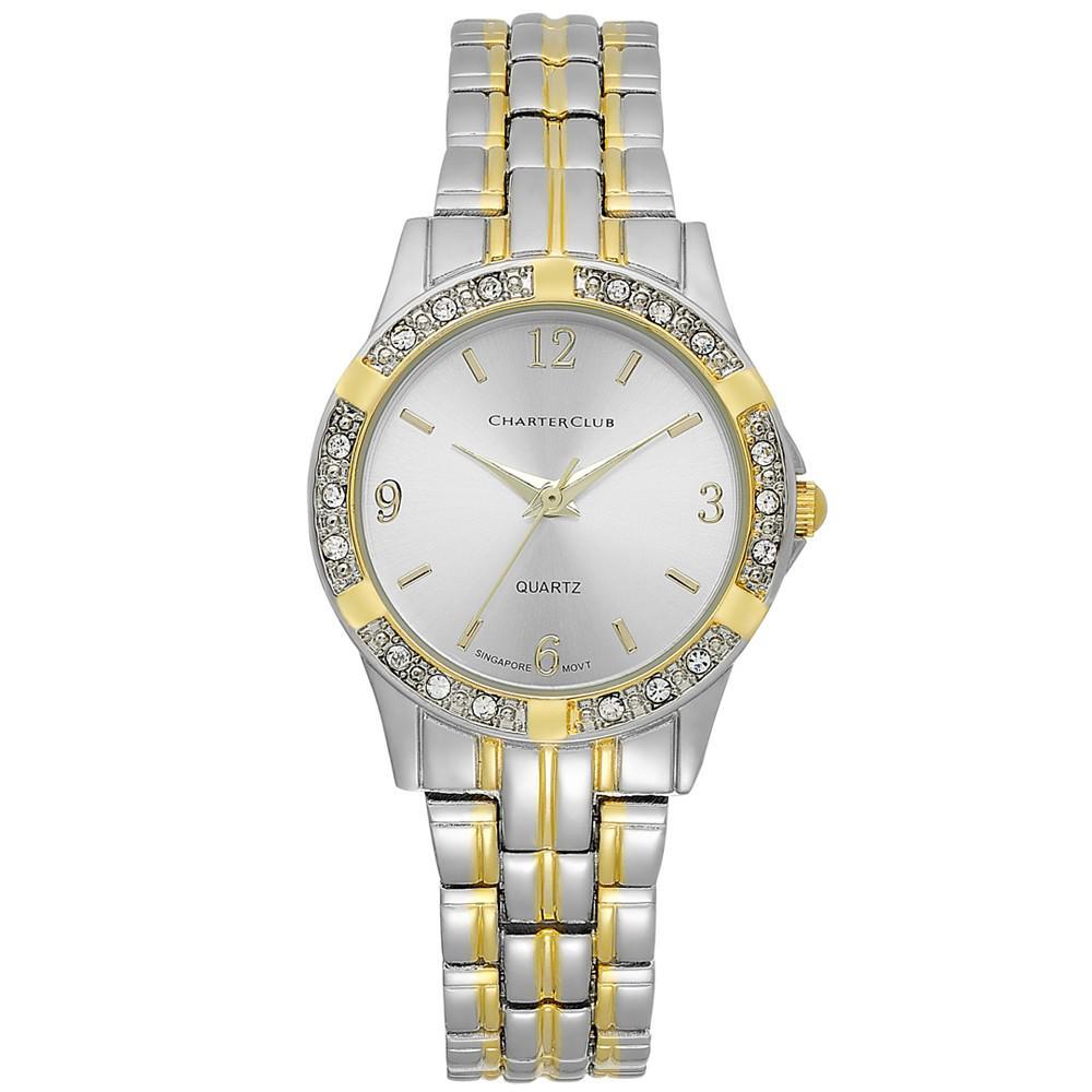 商品Charter Club|Women's Two-Tone Bracelet Watch,价格¥118,第1张图片