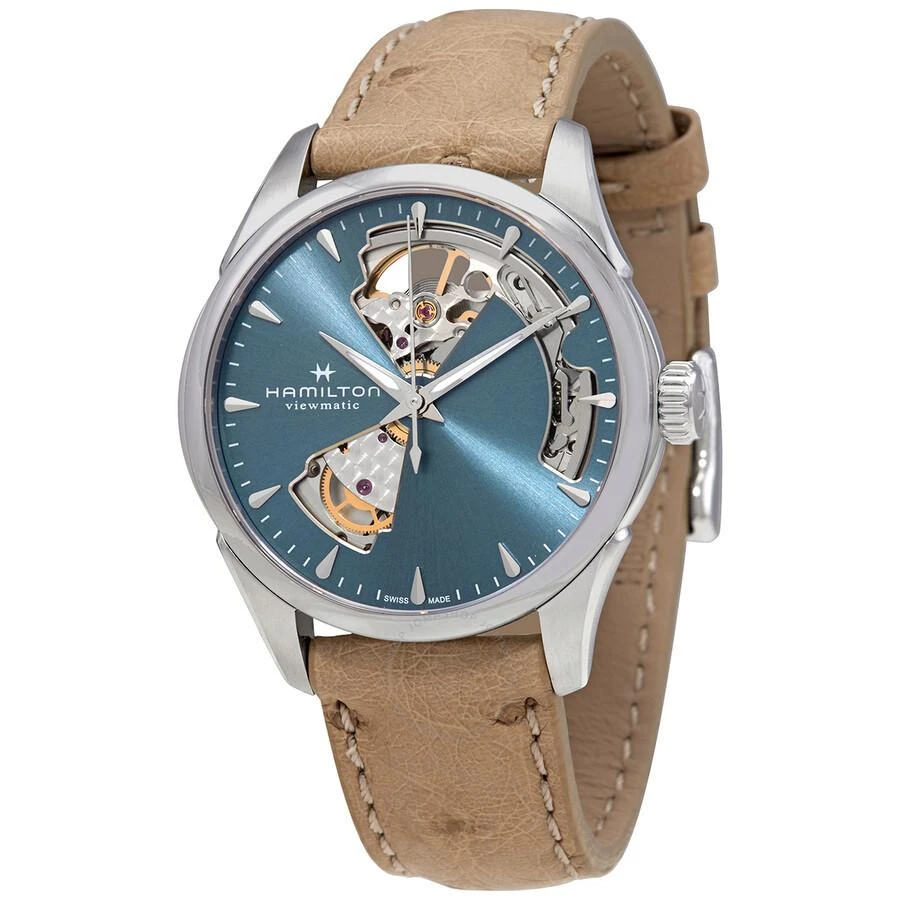 商品Hamilton|Jazzmaster Automatic Blue Dial Ladies Watch H32215840,价格¥5622,第1张图片