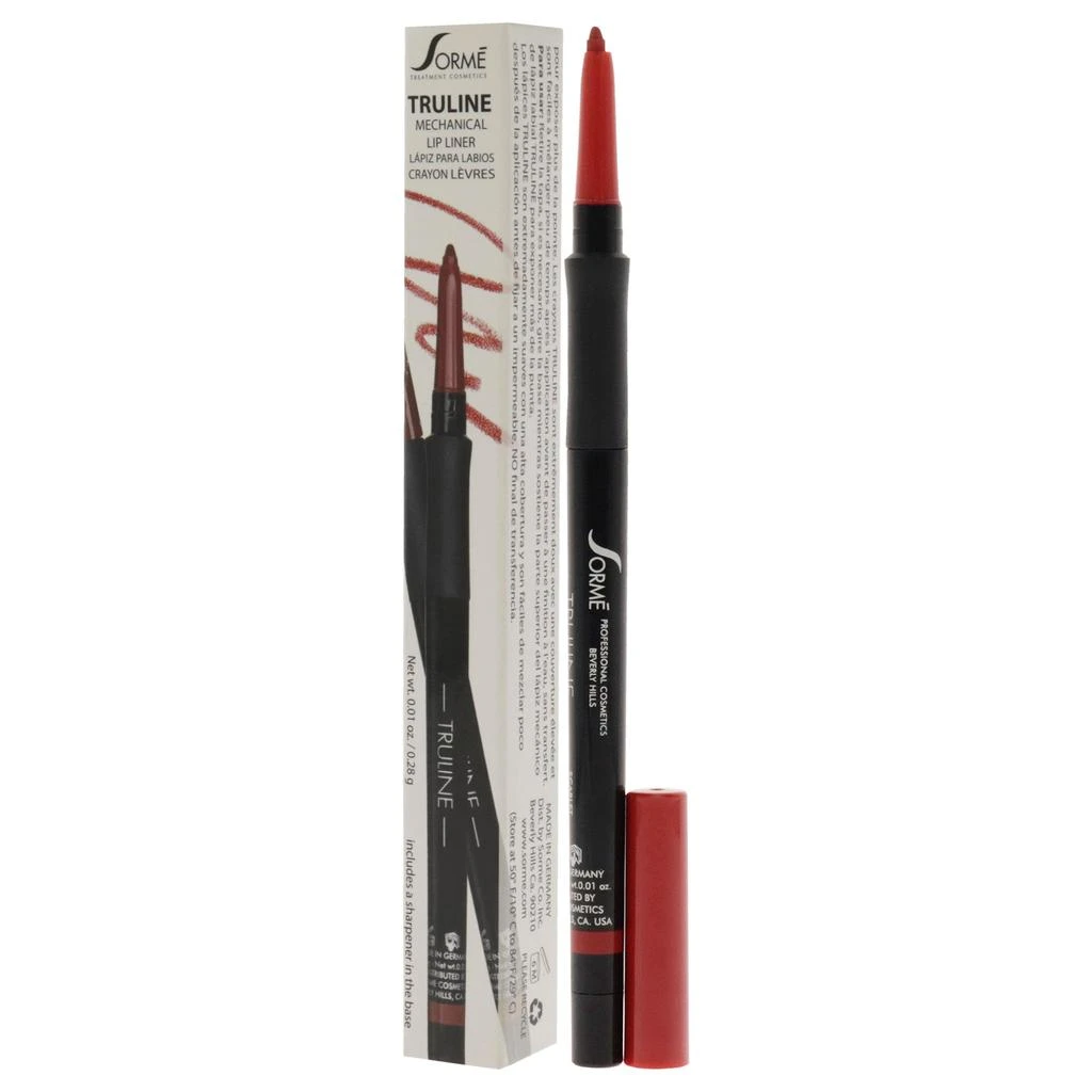 商品Sorme Cosmetics|Truline Mechanical Lipliner - MPL04 Scarlet by  for Women - 0.01 oz Lip Liner,价格¥121,第3张图片详细描述