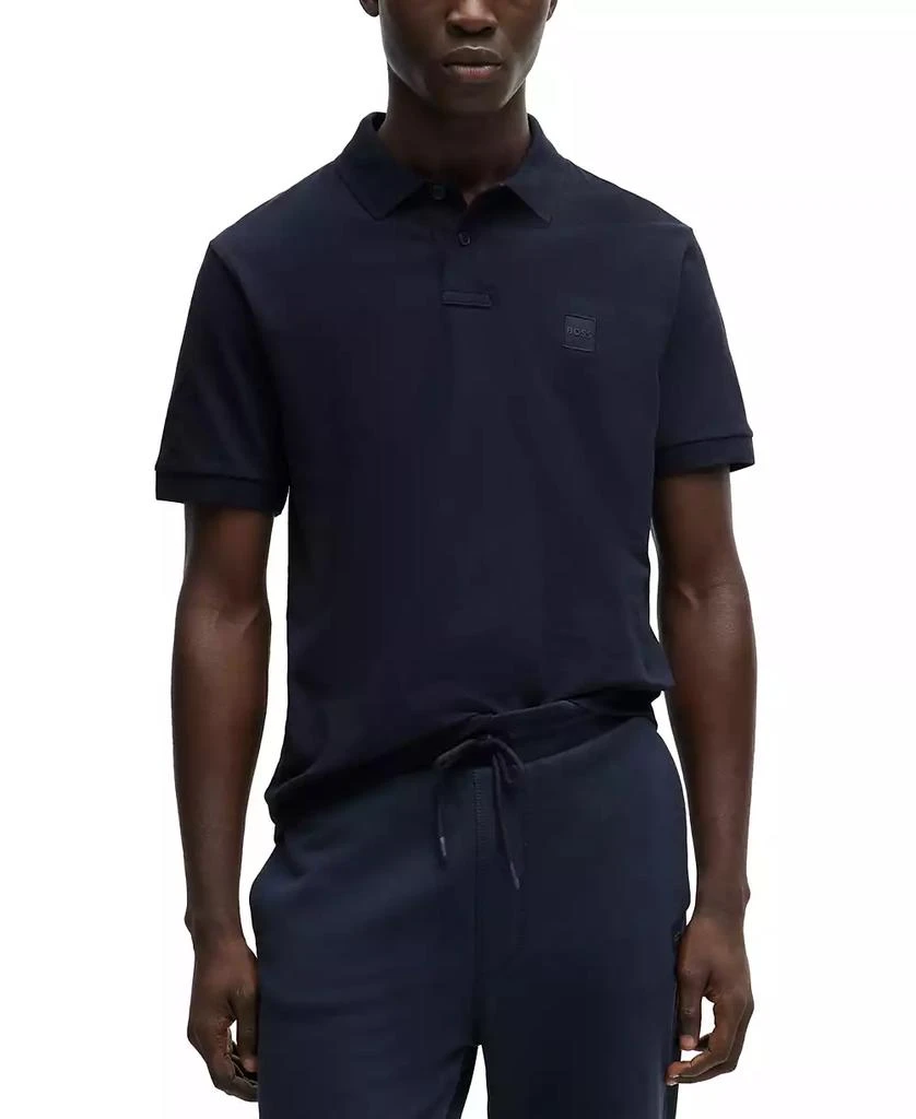 商品Hugo Boss|Men's Logo Patch Slim-Fit Polo Shirt,价格¥676,第1张图片