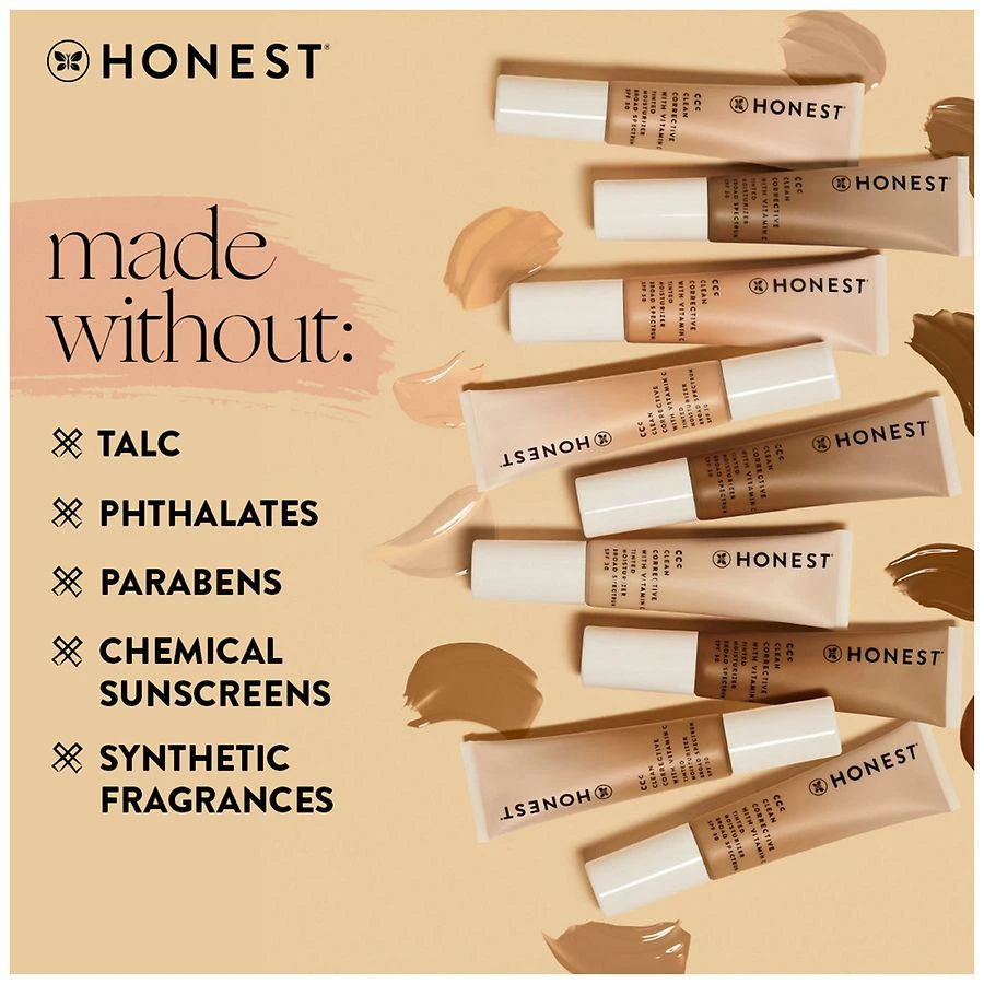 商品Honest Beauty|Clean Corrective with Vitamin C Tinted Moisturizer Broad Spectrum 30,价格¥223,第5张图片详细描述