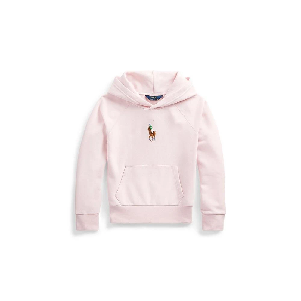 商品Ralph Lauren|Big Girls Big Pony Fleece Hoodie Sweatshirt,价格¥438,第1张图片