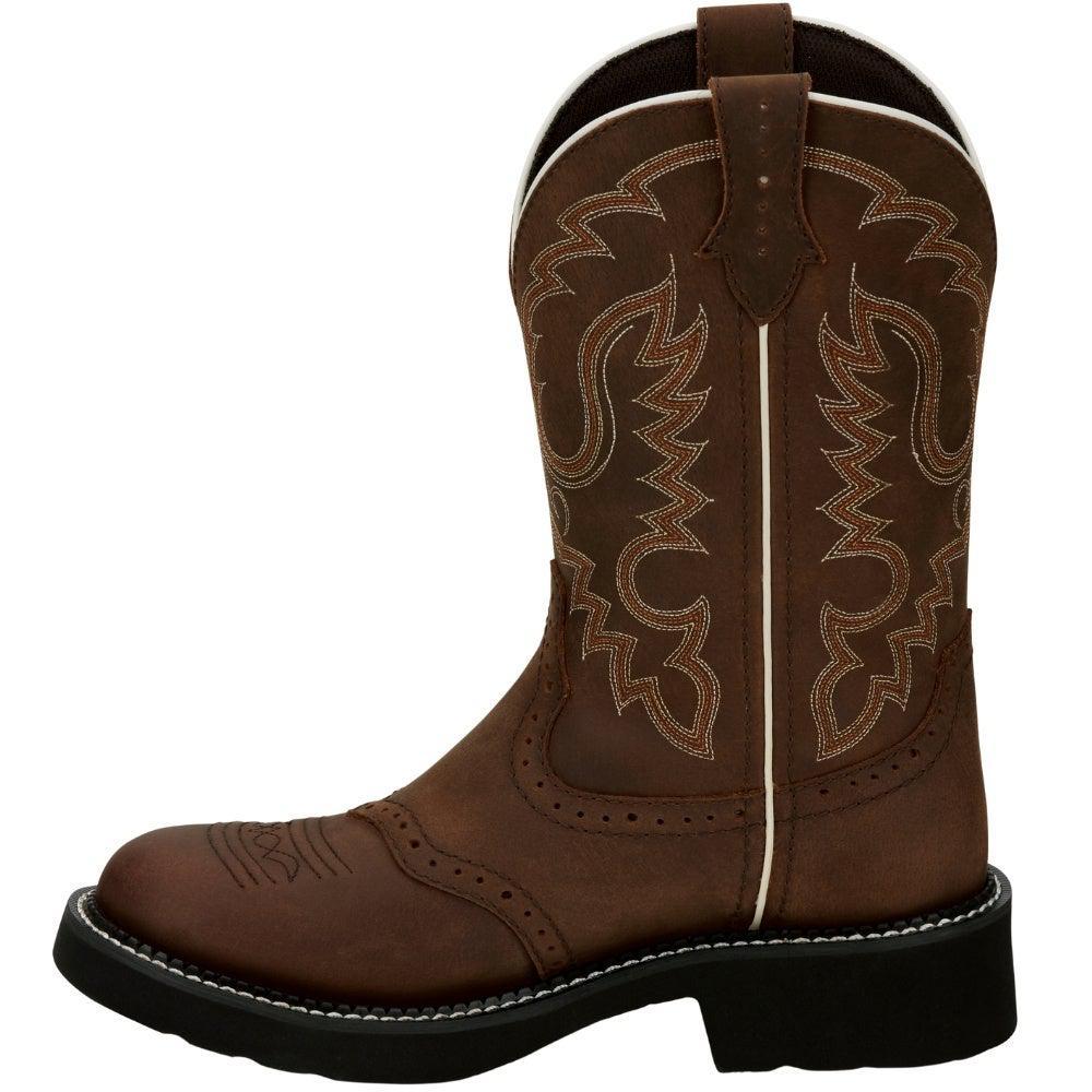 商品Justin Boots|Inji Round Toe Cowboy Boots,价格¥1042,第5张图片详细描述