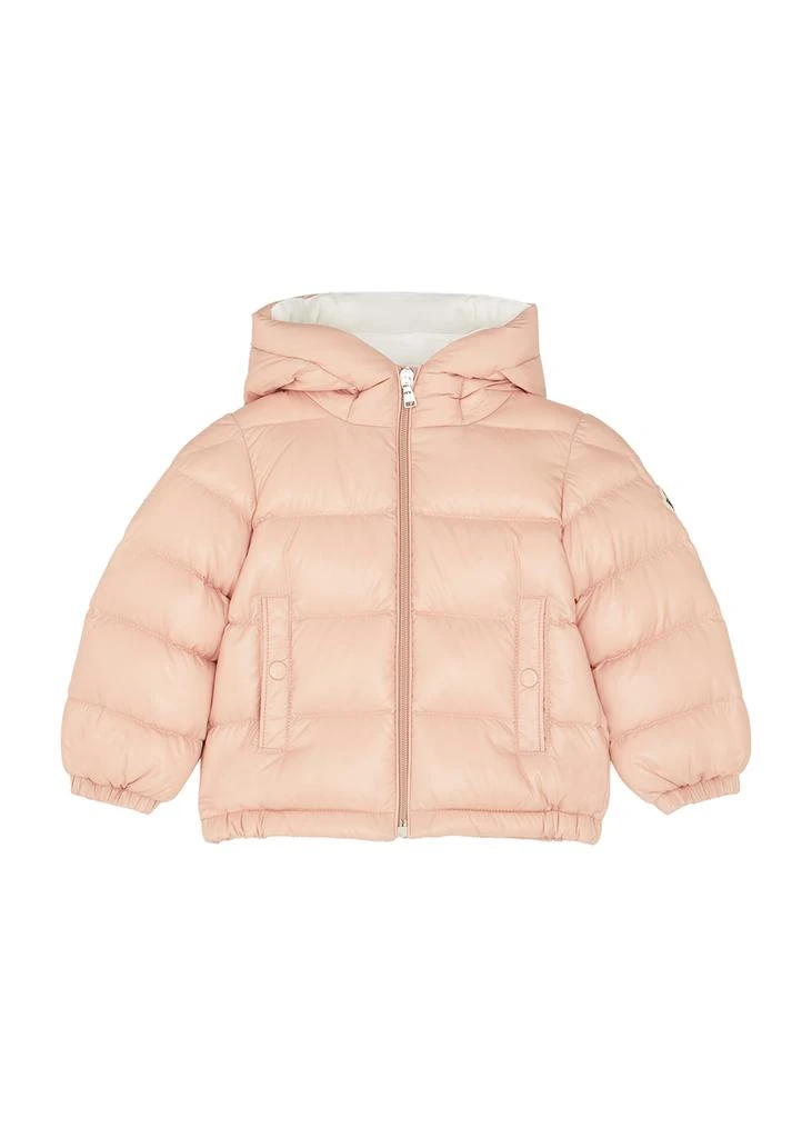 商品Moncler|KIDS Salzman pink quilted shell jacket (3 months-3 years),价格¥3474,第1张图片