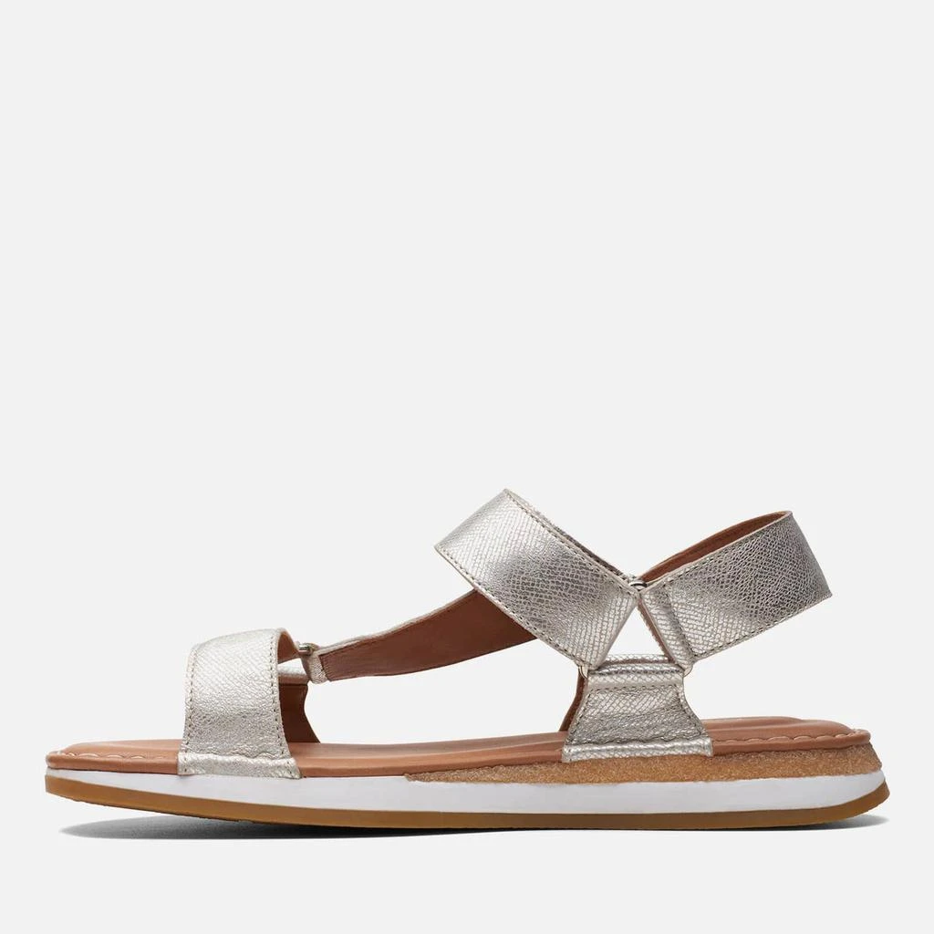 商品Clarks|Clarks CraftSun Sport Metallic Leather Sandals,价格¥391,第4张图片详细描述