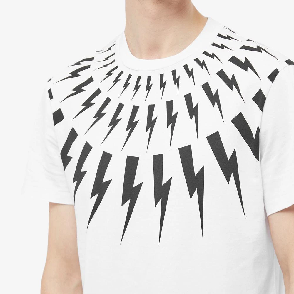 商品Neil Barrett|Neil Barrett Fairisle Thunderbolt Tee,价格¥791,第5张图片详细描述