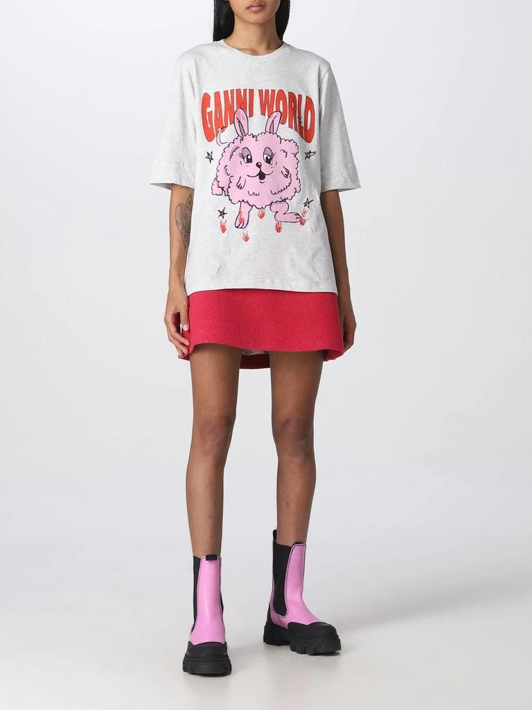 商品Ganni|Ganni t-shirt with graphic print,价格¥771,第2张图片详细描述