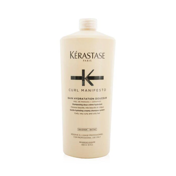 商品Kérastase|Kerastase 卷发温和保湿洗发水（适用于卷发、大卷发和多毛发质）加量装 1000ml/34oz,价格¥840,第1张图片