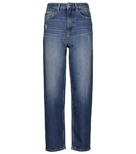 商品AG Jeans|Balloon高腰直筒牛仔裤,价格¥1103,第1张图片