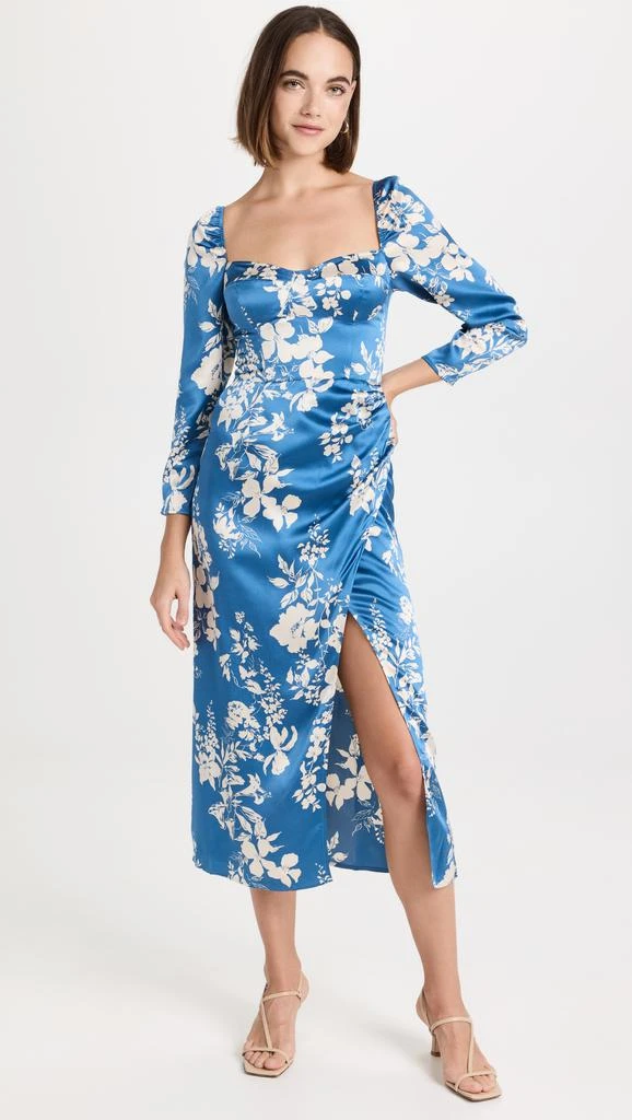 商品Reformation|Reformation Gloriana Silk Dress,价格¥2559,第2张图片详细描述
