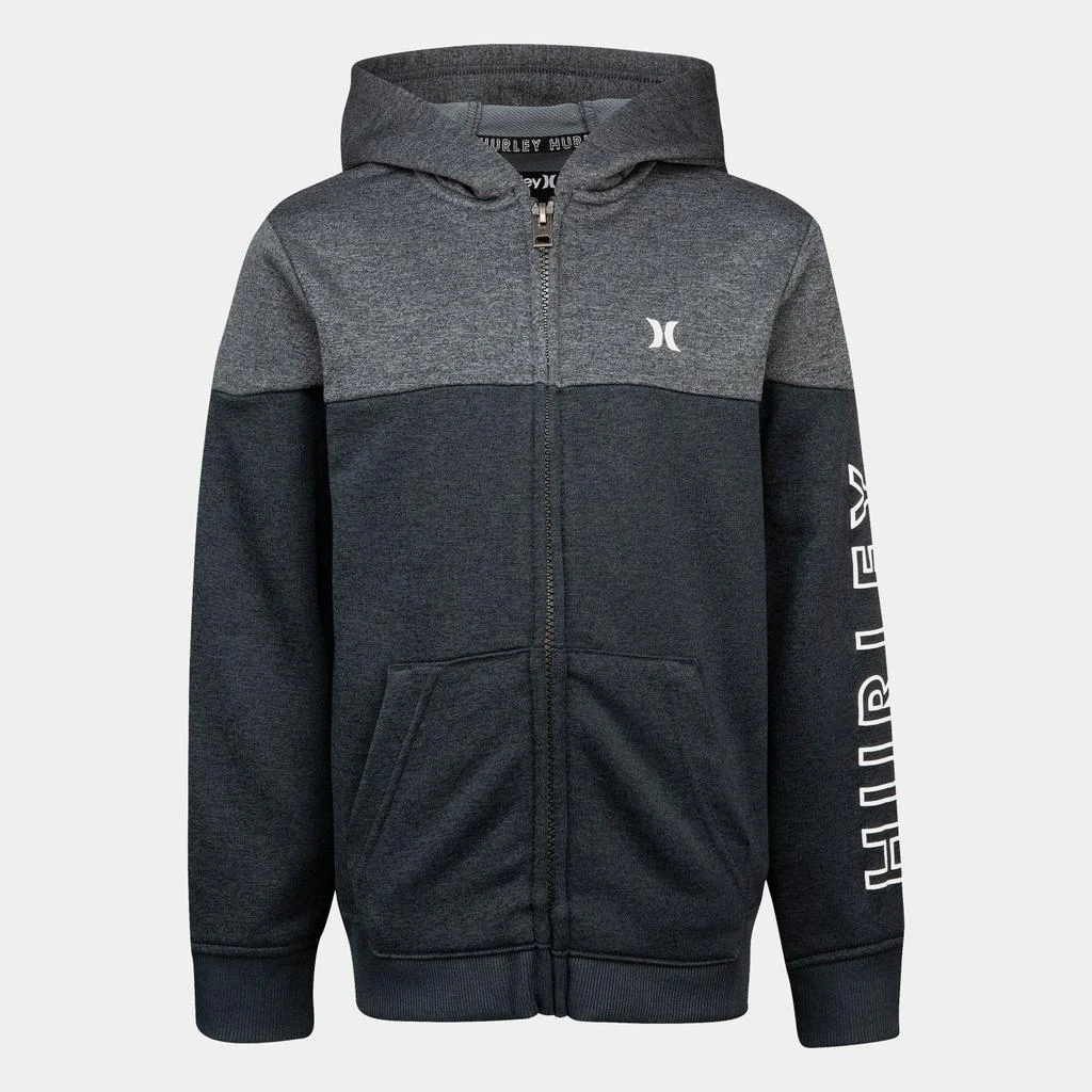 商品Hurley|Boys Drifit Solar Zip Front Hoodie,价格¥136,第2张图片详细描述