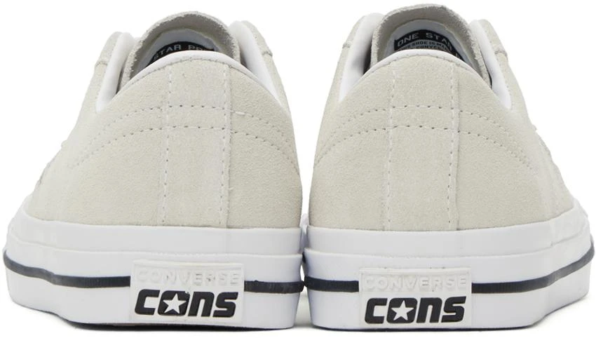 商品Converse|Beige One Star Pro Sneakers,价格¥237,第2张图片详细描述