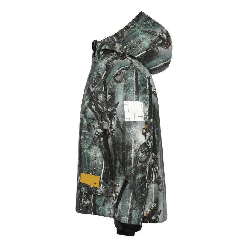 商品MOLO|Motorcycling print logo ski jacket,价格¥2326,第2张图片详细描述