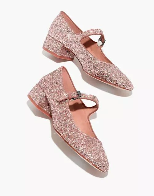 商品Madewell|The Delilah Mary Jane in Glitter,价格¥479,第1张图片