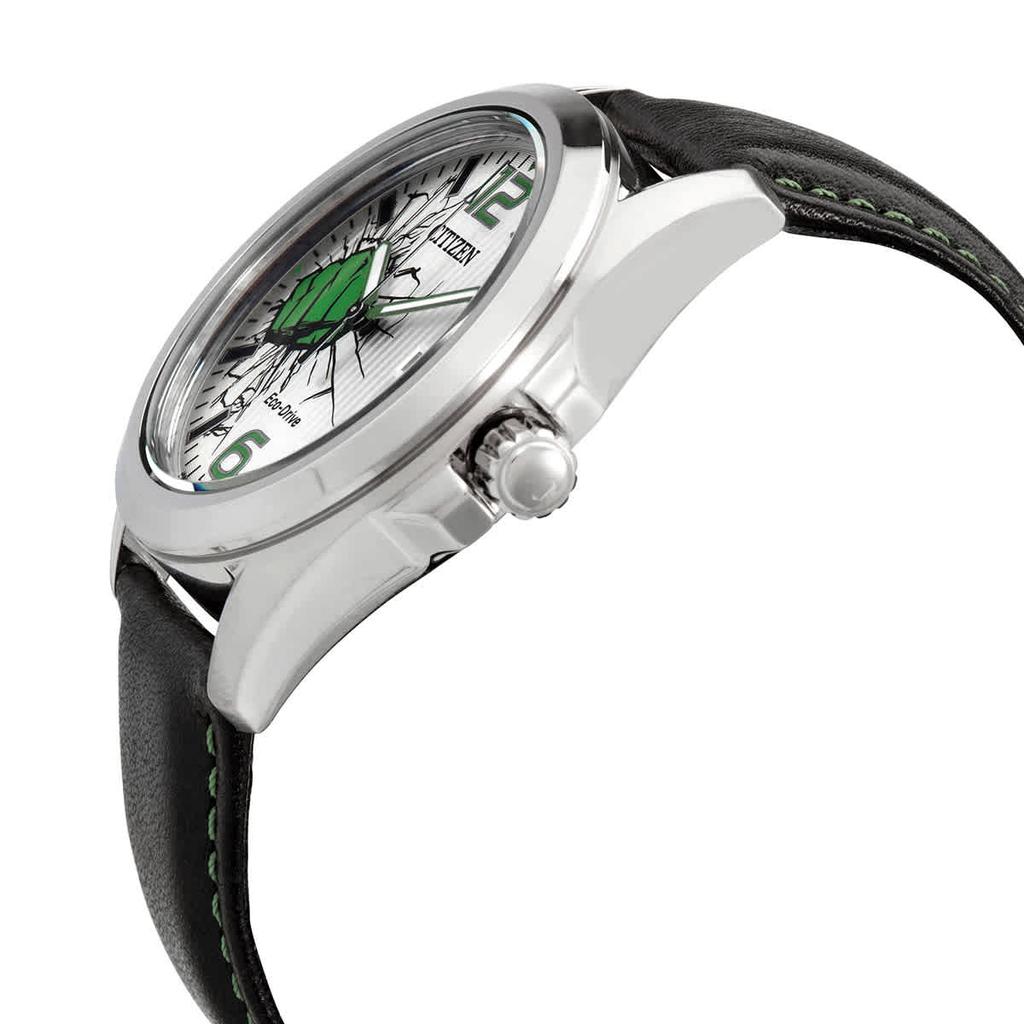 Citizen Marvel Hulk Eco-Drive Silver Dial Mens Watch AW1431-24W商品第2张图片规格展示