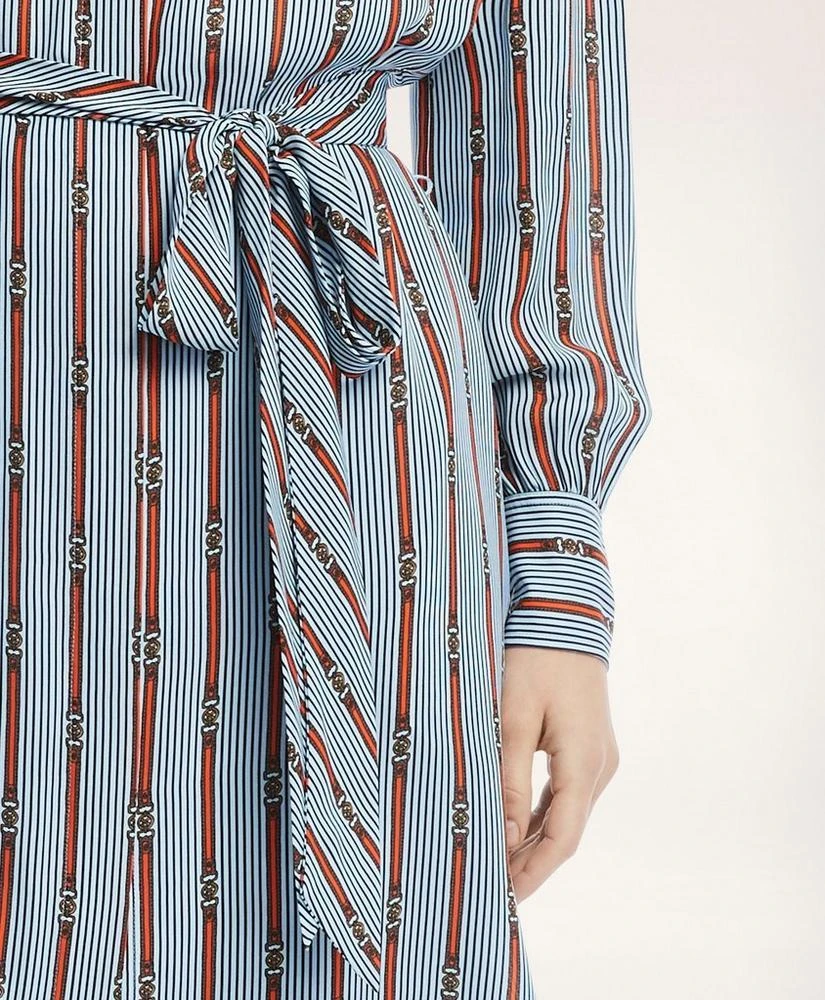 商品Brooks Brothers|Georgette Silk Shirt Dress,价格¥1277,第4张图片详细描述