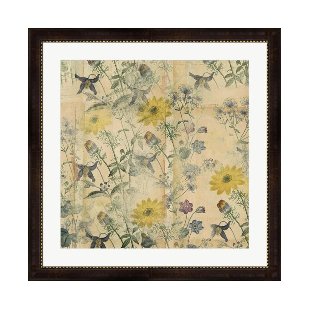 商品Metaverse|Floral Collage Layered Papers by Marcee Duggar Framed Art, 32" x 32",价格¥3296,第1张图片